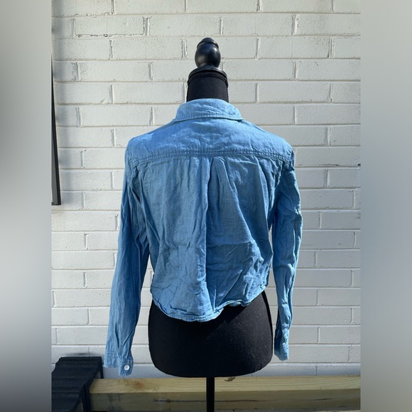 Umgee Blue Jean Polo Shirt - Picture 4 of 6